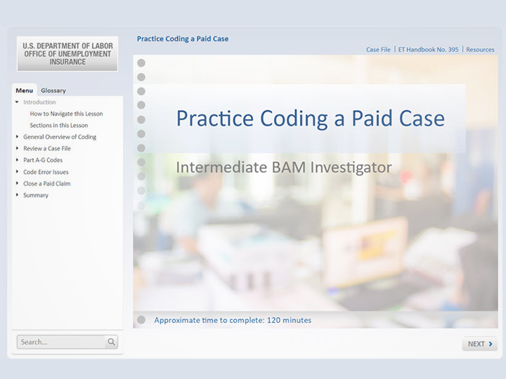 Screenshot of BAM Title Screen